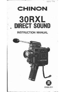 Chinon 30 manual. Camera Instructions.
